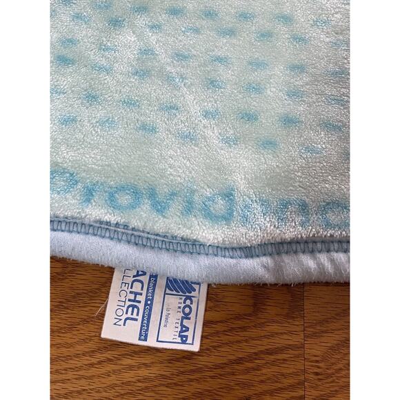 Vintage Colap Winnie the Pooh and Piglet Baby Blanket Blue Hunny Fleece Disney - Picture 9 of 12